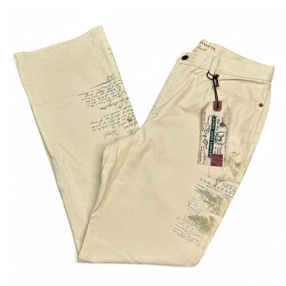 Ralph Lauren Cream Women Jeans